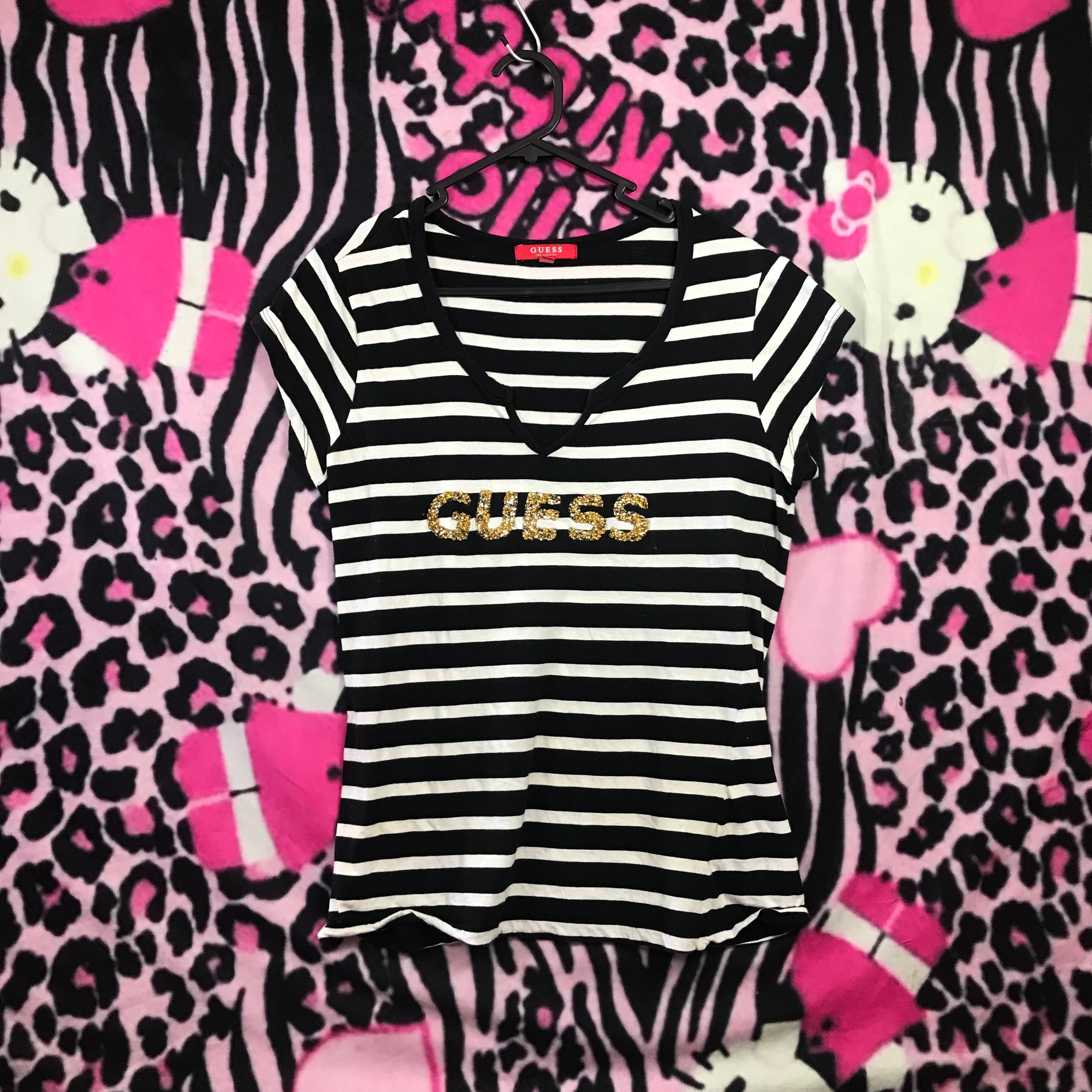 Guess stripe tee