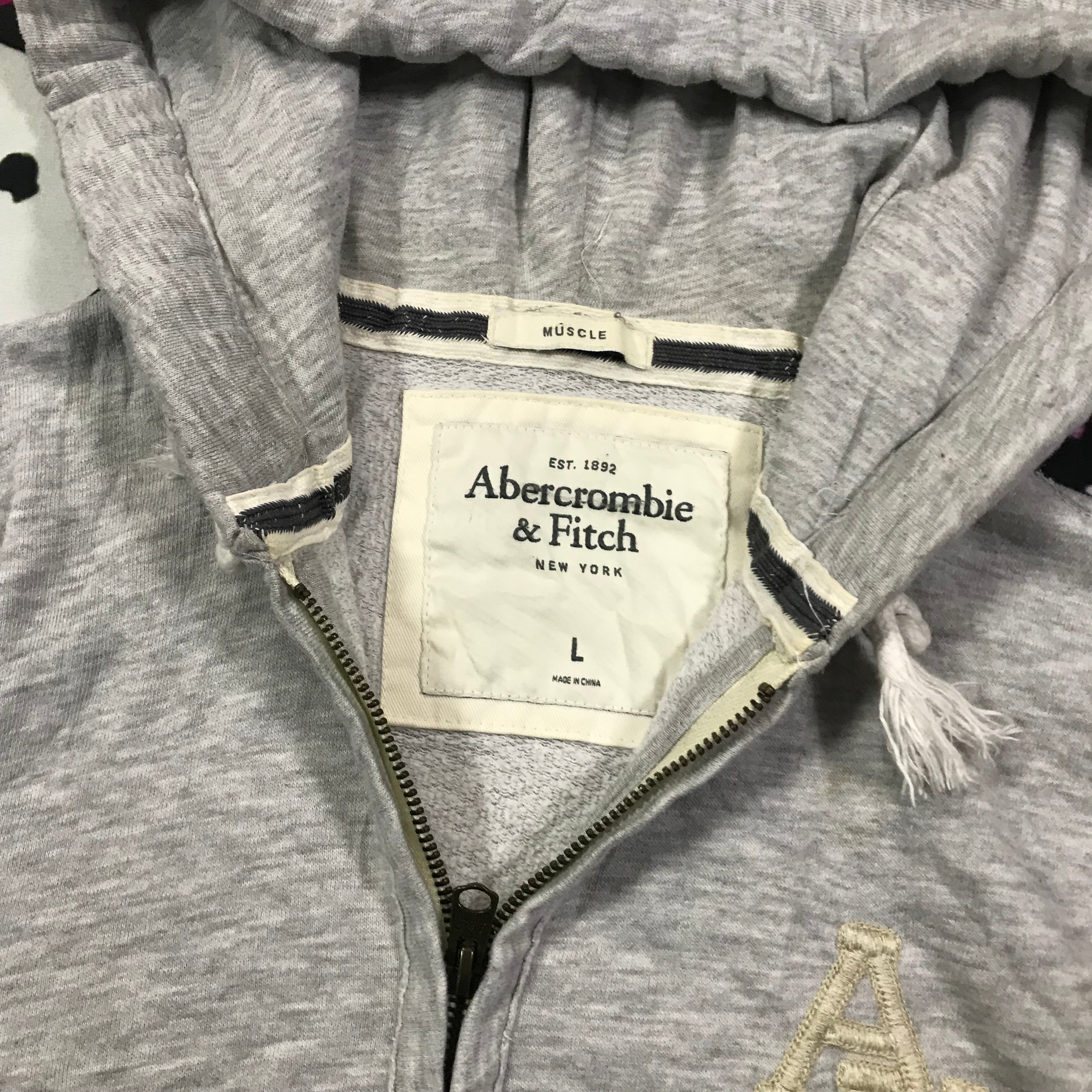 Abercrombie Oversized Zipup Hoodie Top