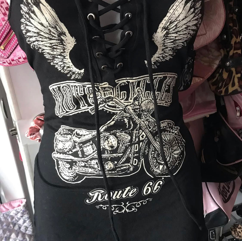La Bus Stop Grunge Motorcycle tank