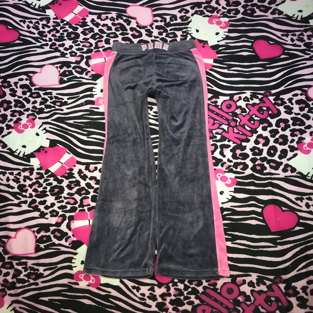 Puma Velour Flared Joggers