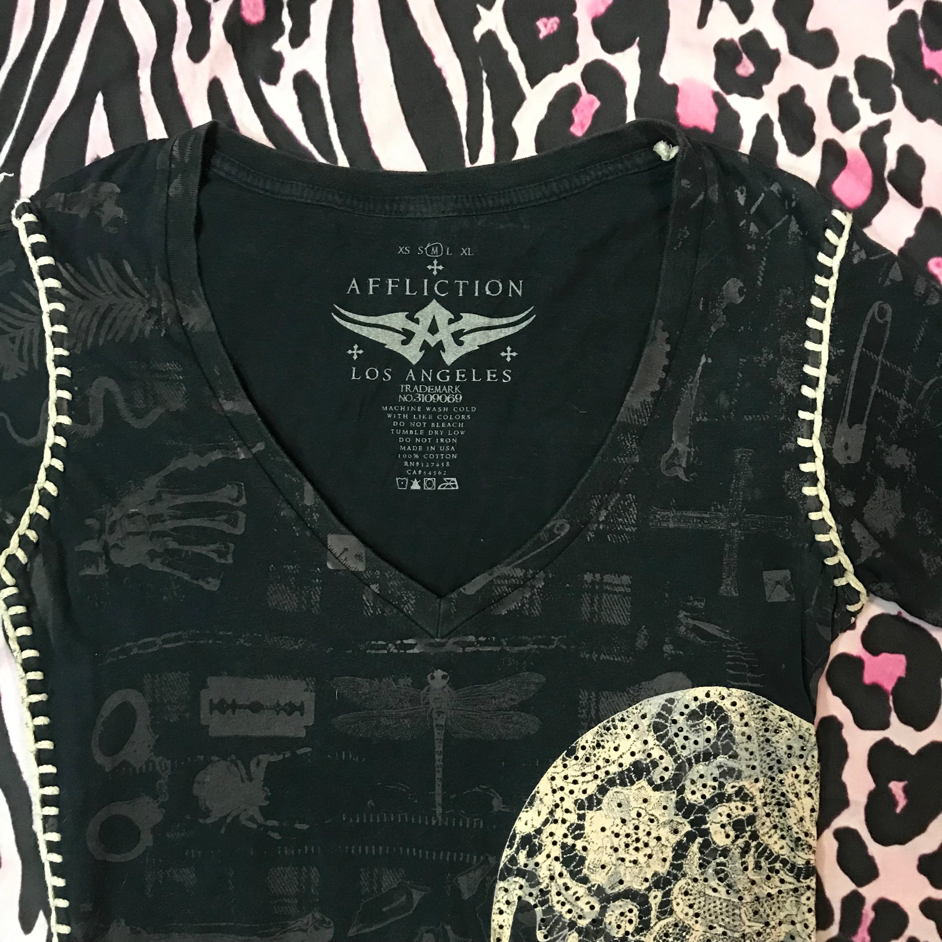 Affliction slim fit Tee