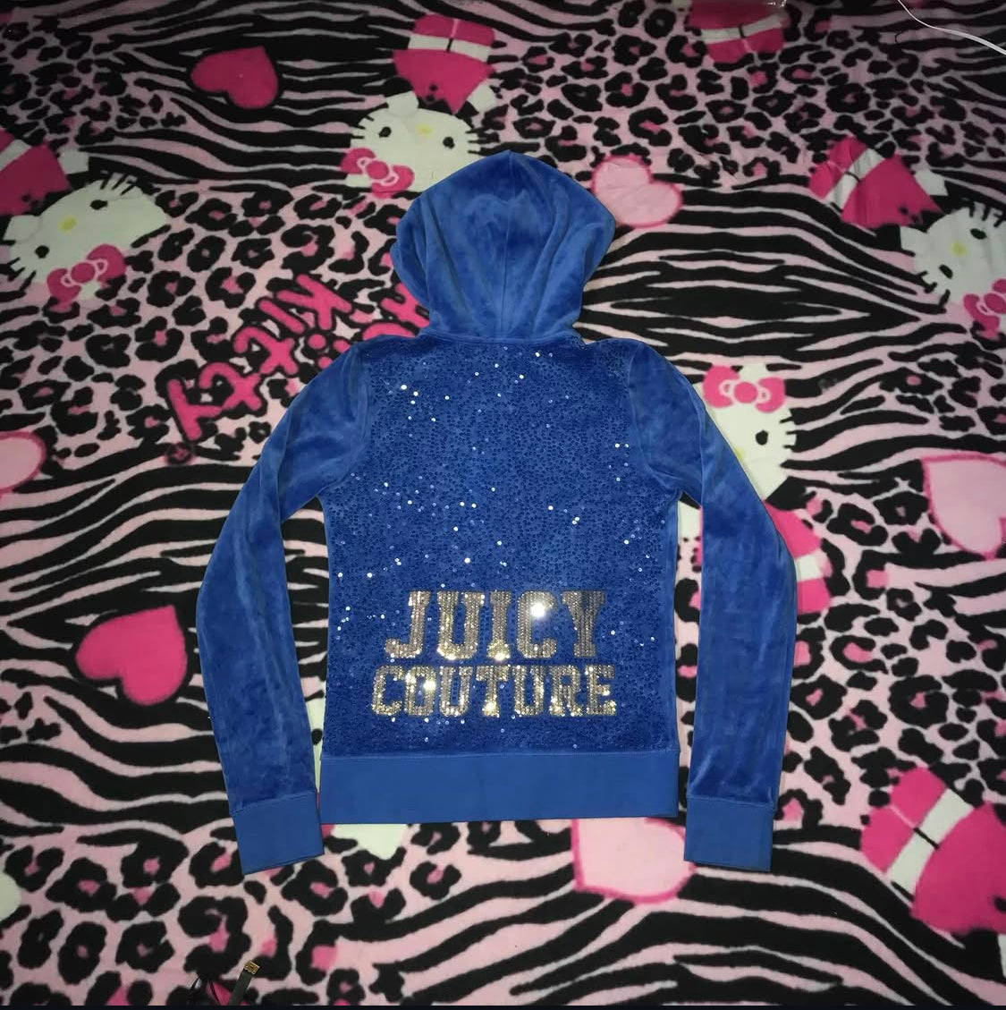 Juicy Couture Rhinestone jacket zipup