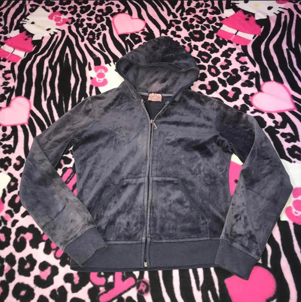 Juicy Couture Velour Zip Up Jacket