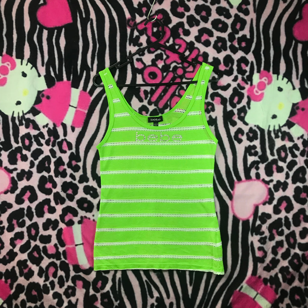 Bebe Stripe Tank