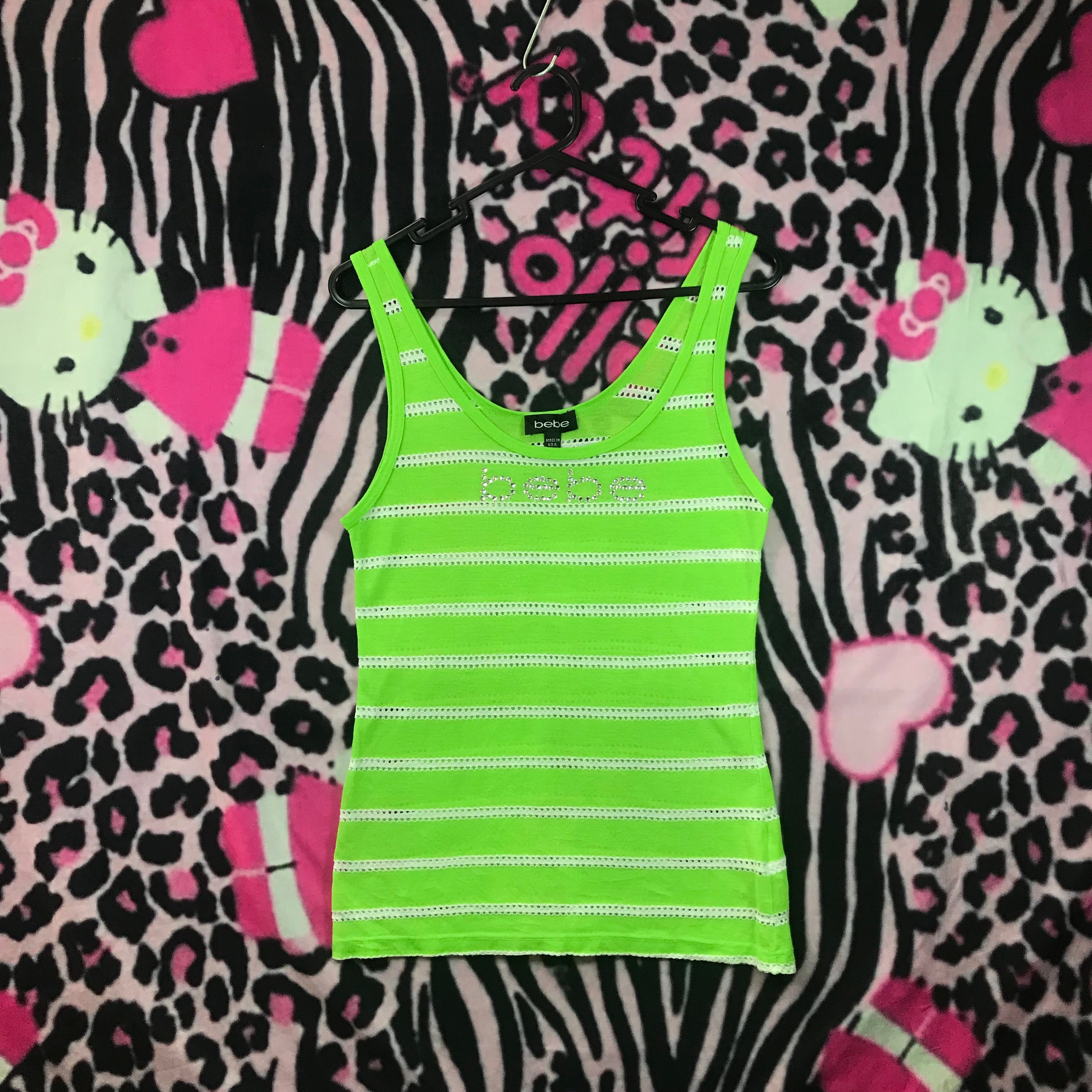 Bebe Stripe Tank