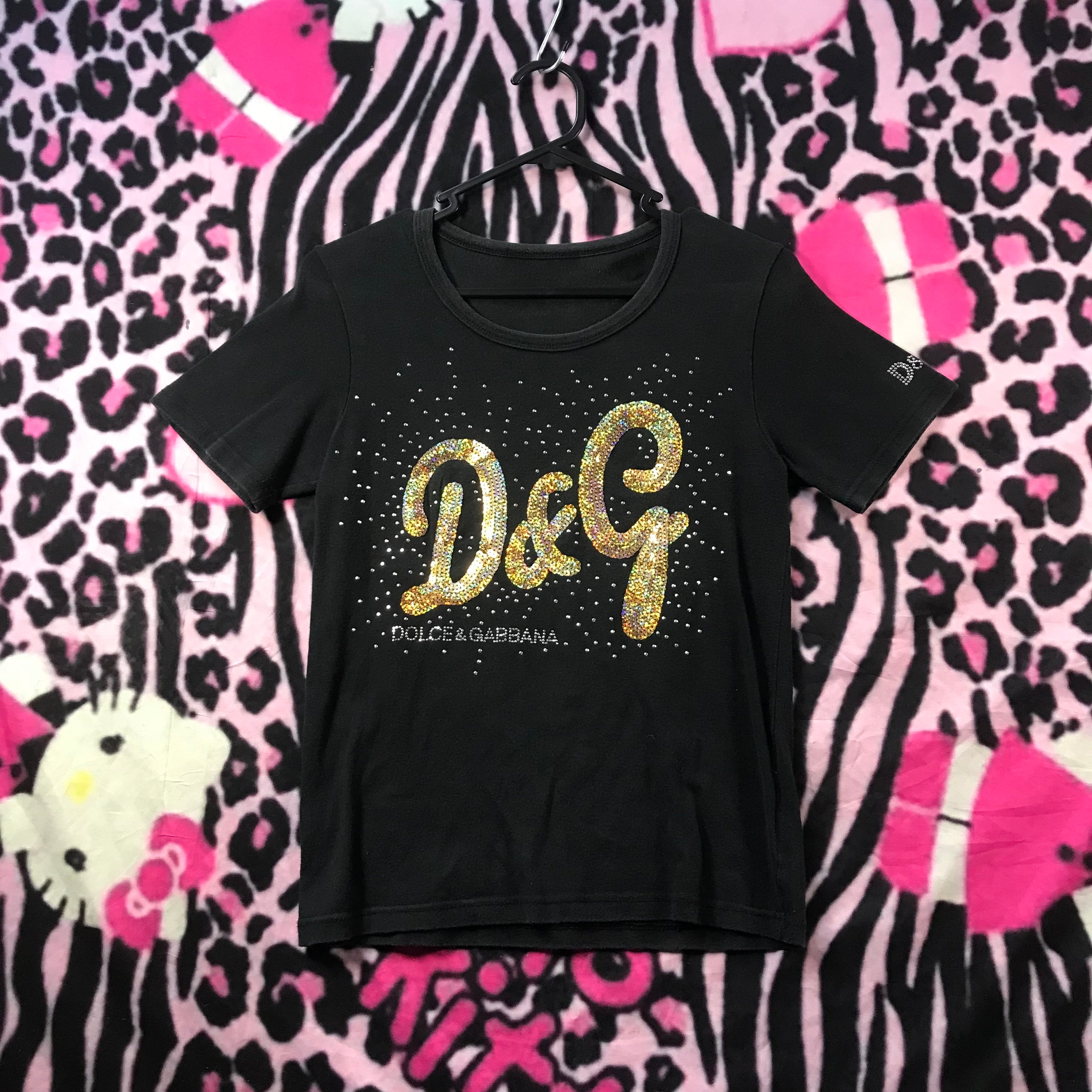 D&G sequin baby tee
