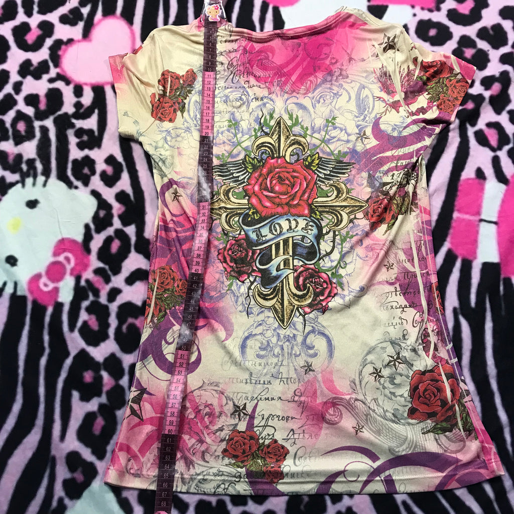Grunge babydoll top