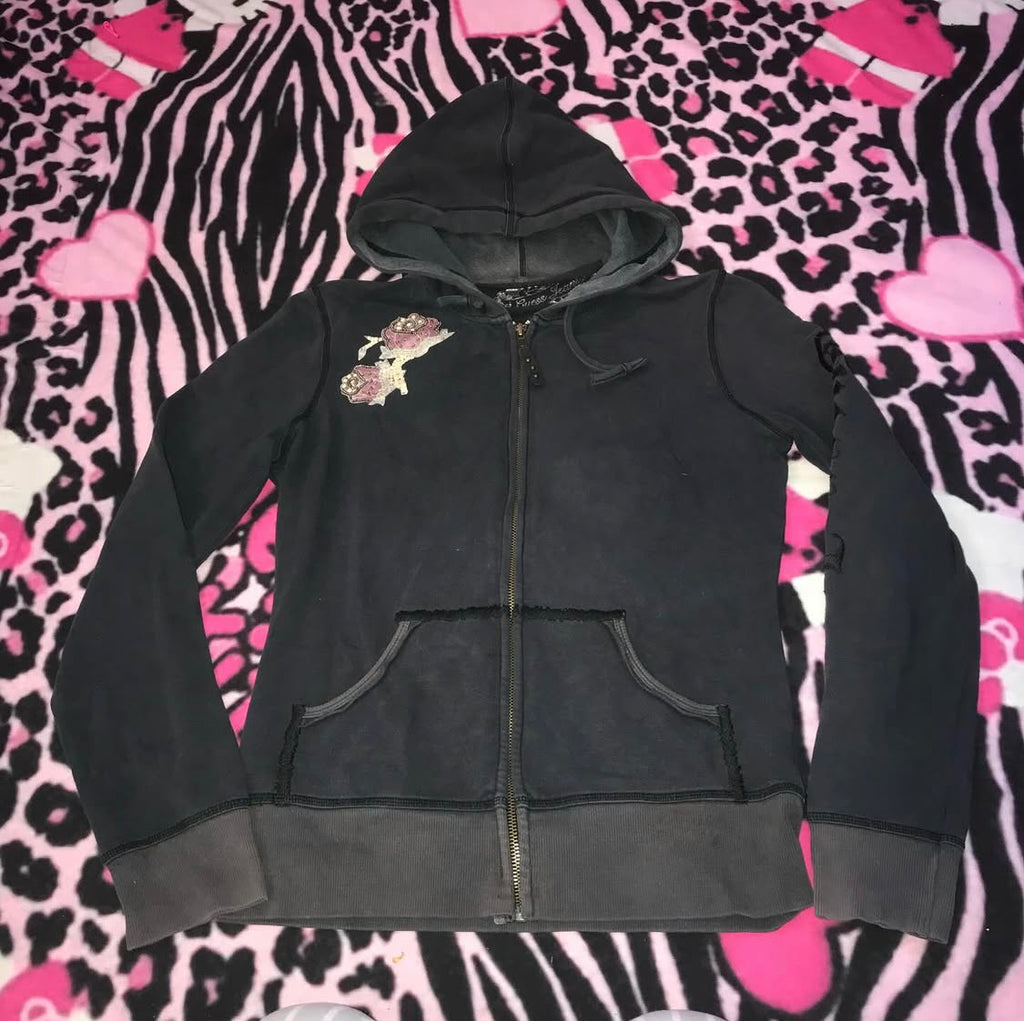 Guess Jeans Grunge Style Zip Up Jacket