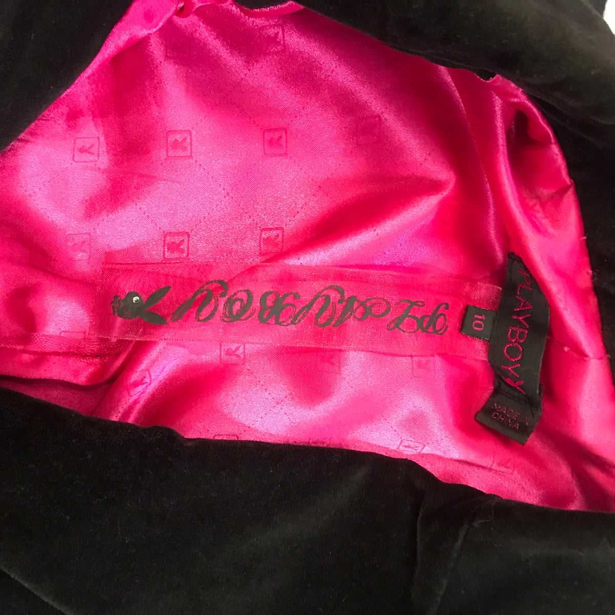 Playboy Authentic 2000s Velour Blazer