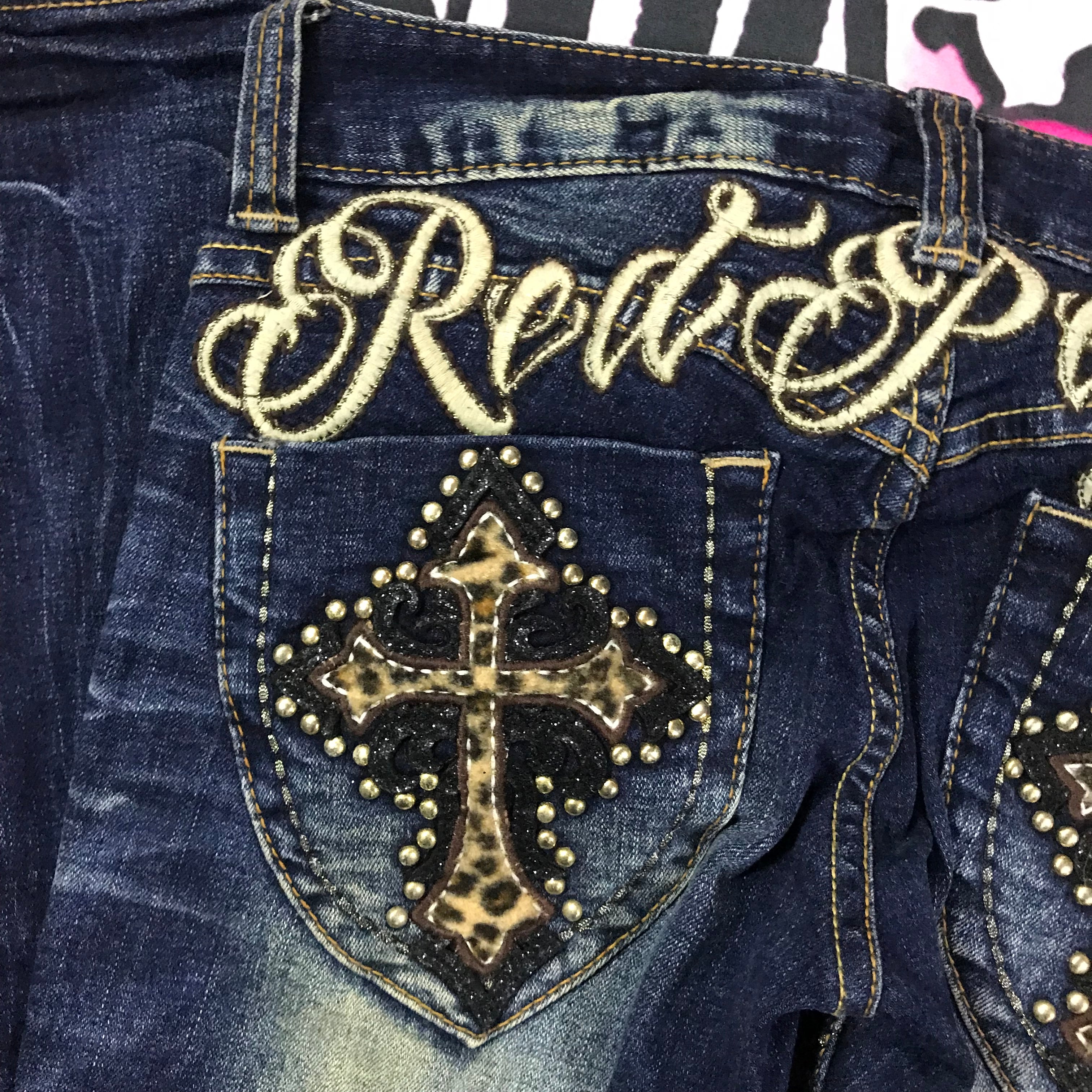 RedPepper Lowrise Leopard Jeans - Skinny Fitting