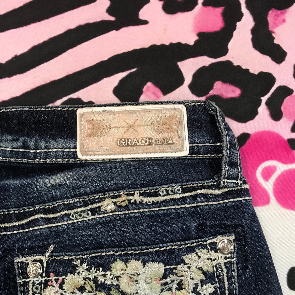 Grace LA lowrise flared jeans