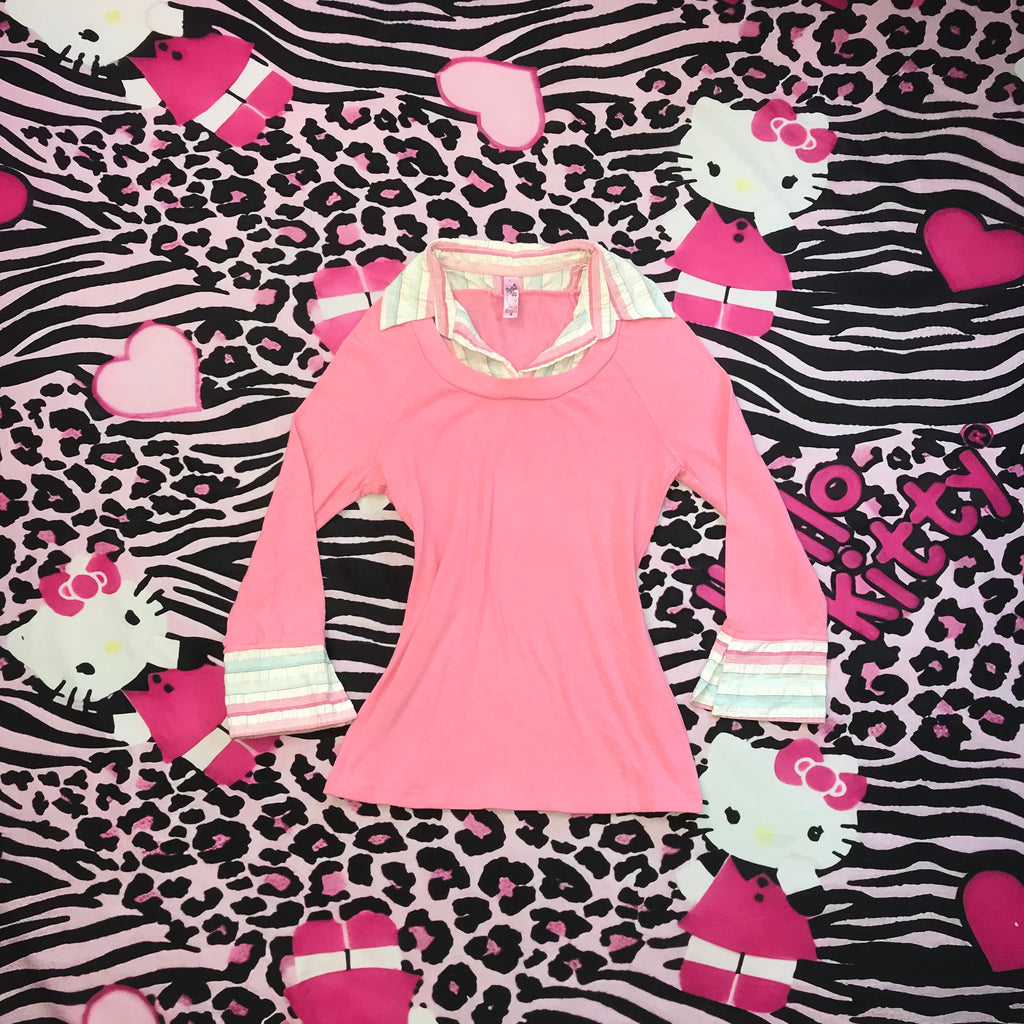 Mean Girls Style Polo Layered Top