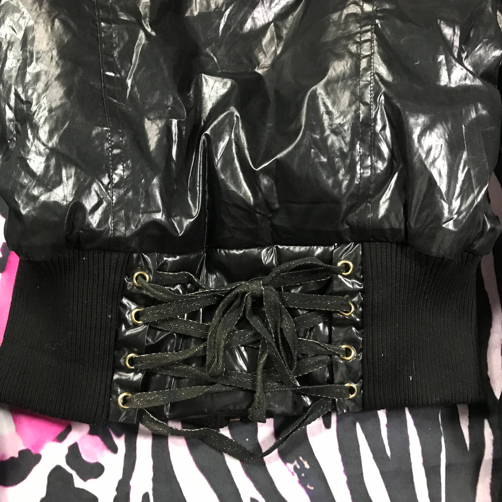 Lace Up Babydoll Puffer Jacket