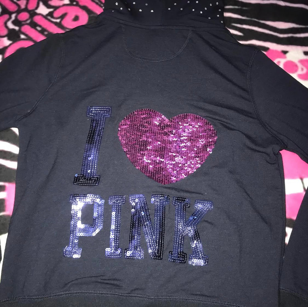 Love PINK Sequin Zip Up Jacket
