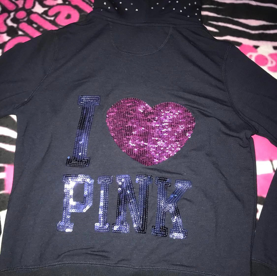 Love PINK Sequin Zip Up Jacket