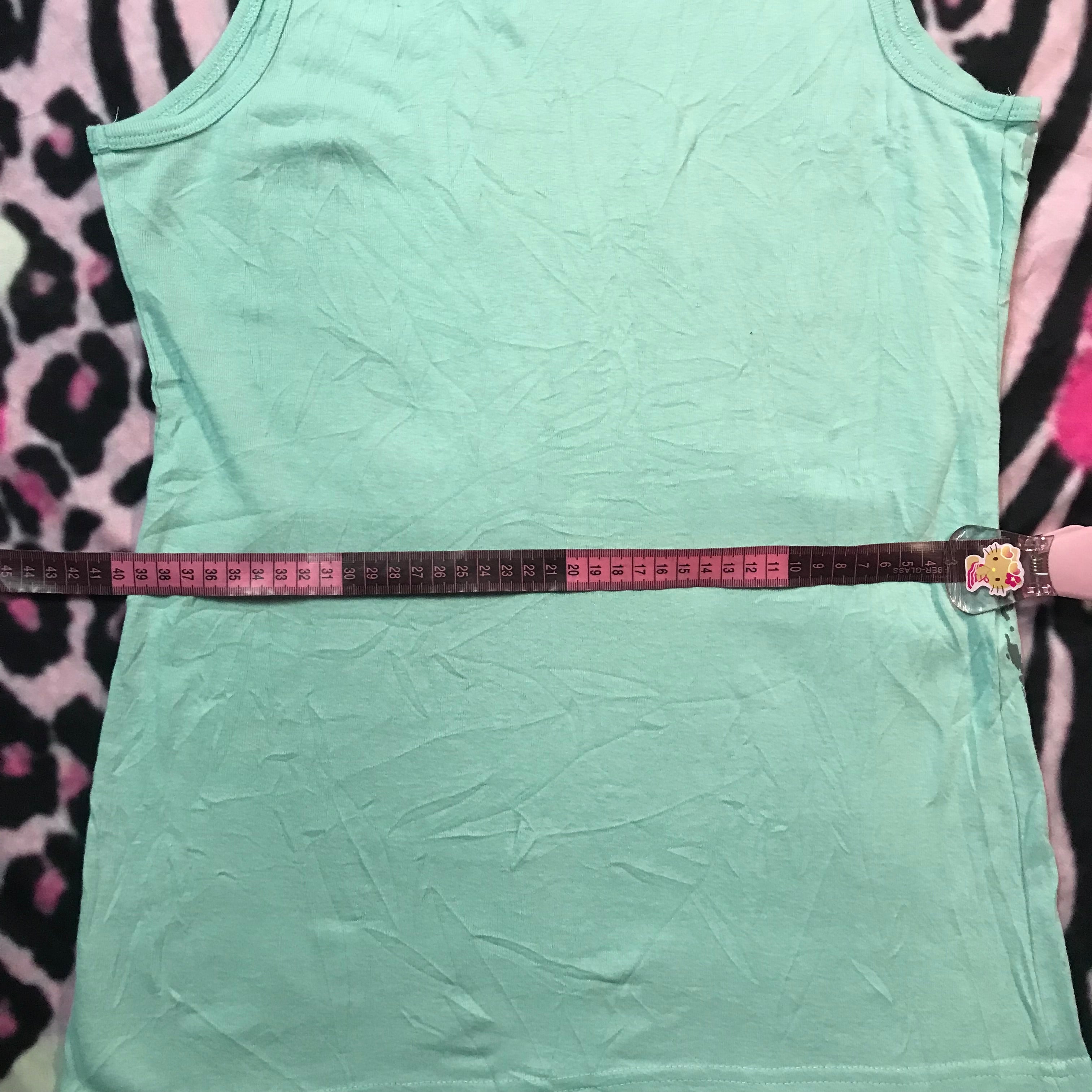 Mint green tank top