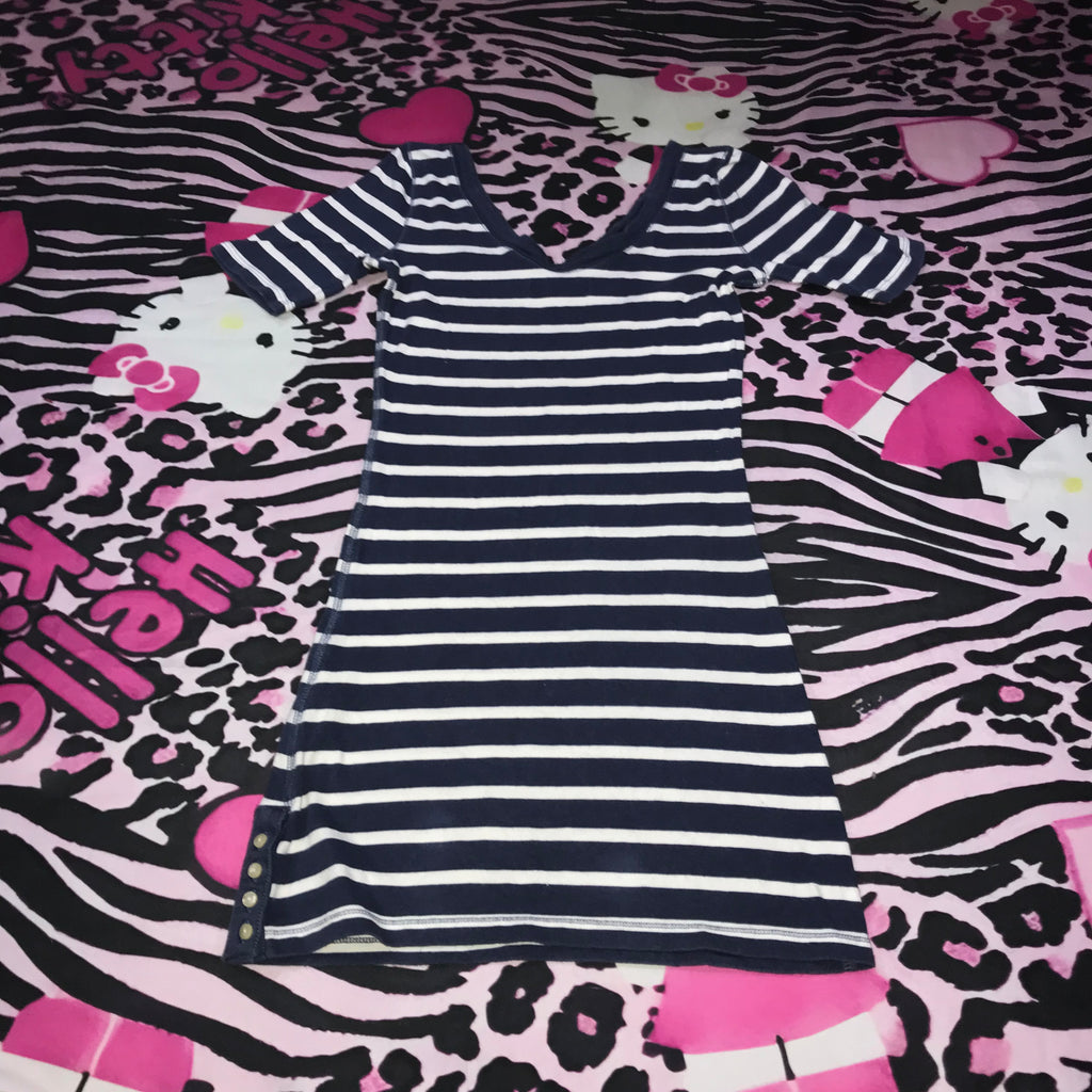 Abercrombie & Fitch LongLine Stripe Top
