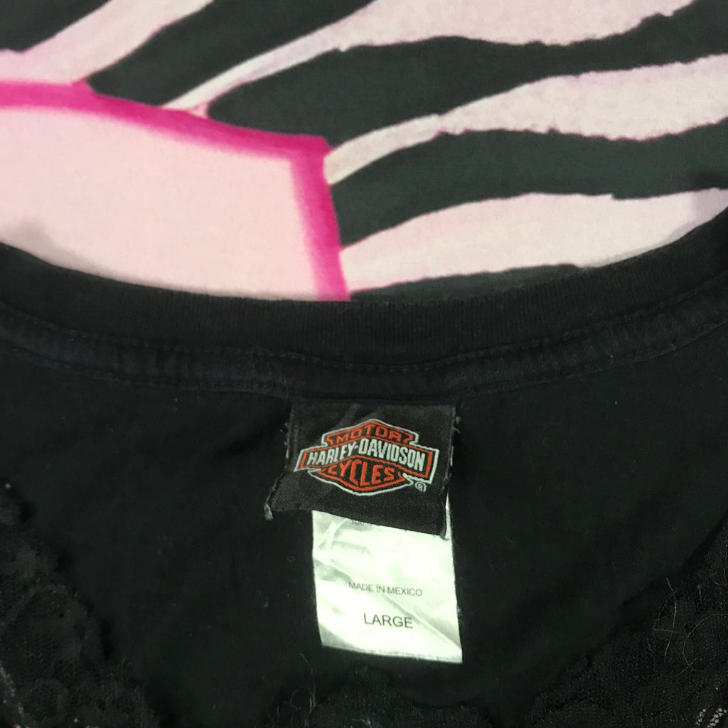 Harley Davison Angel Cut Out Lace Top