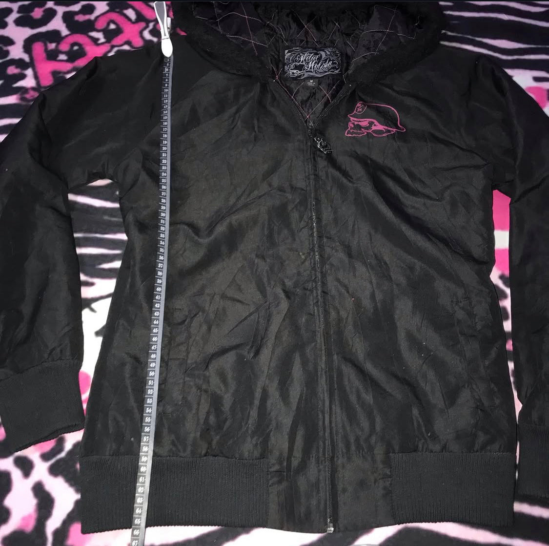 Metal Mulisha winter jacket with warm fur trim