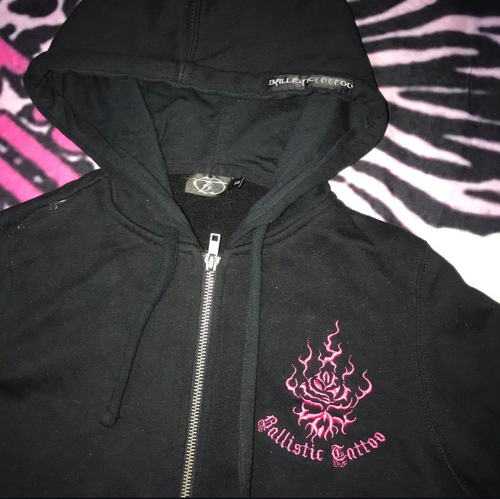 Ballistic tattoo 2000s Warm Fleece lined jacket