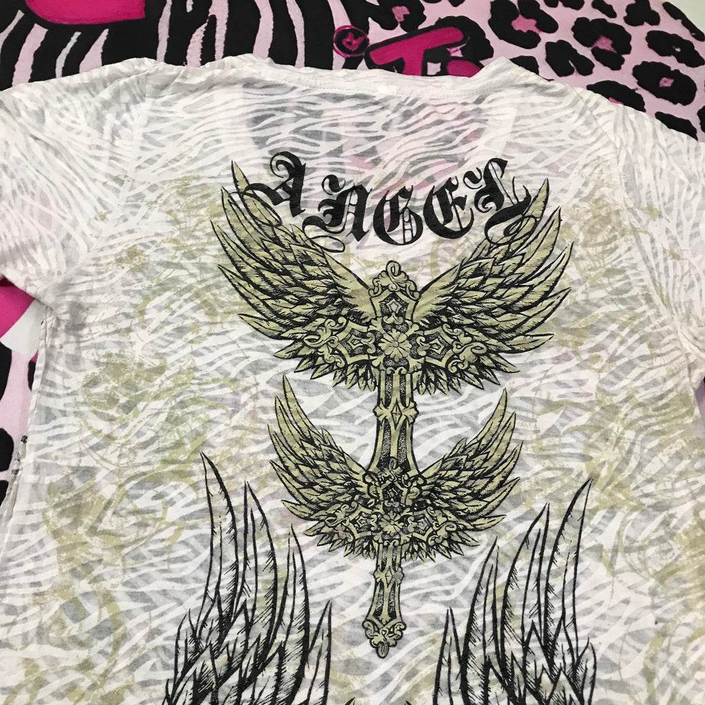Grunge 2000s Sheer Top