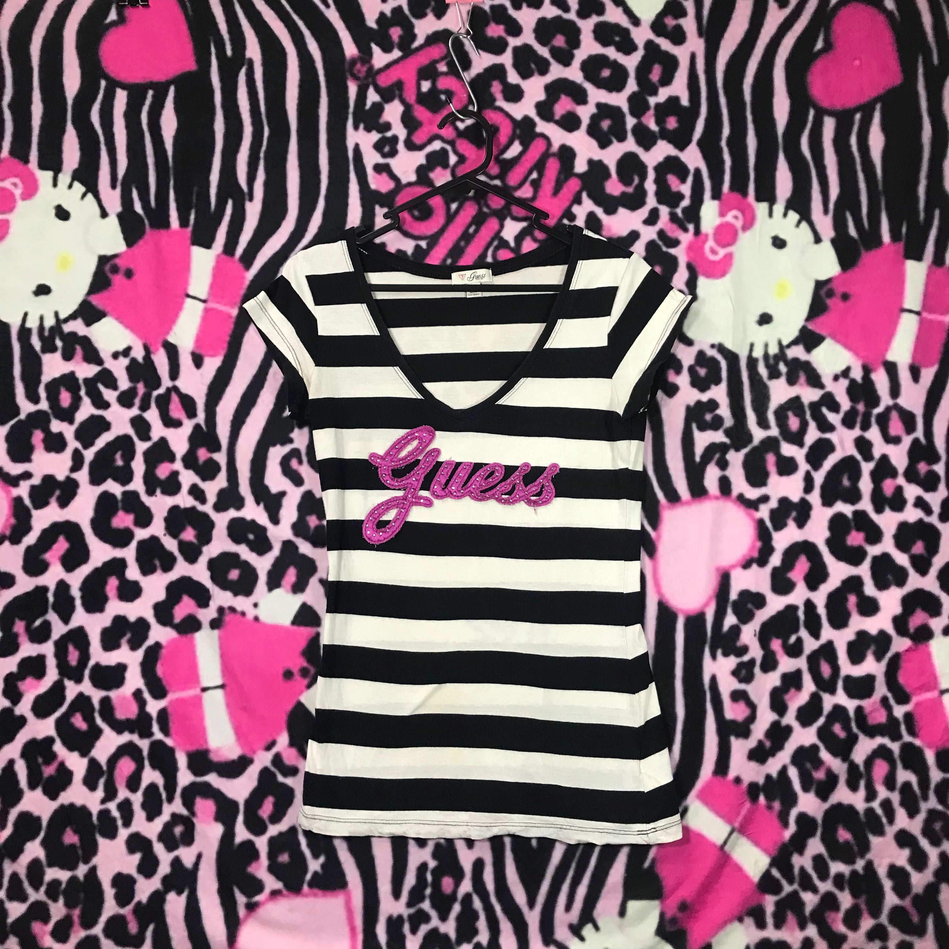 Guess stripe baby tee