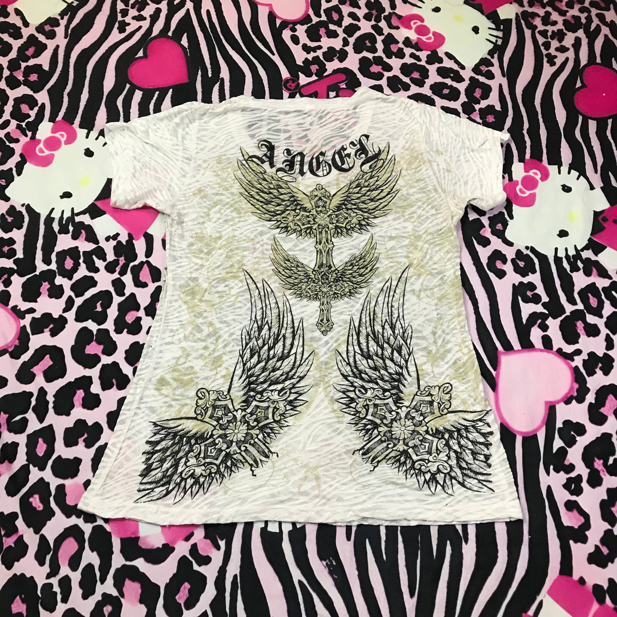 Grunge 2000s Sheer Top