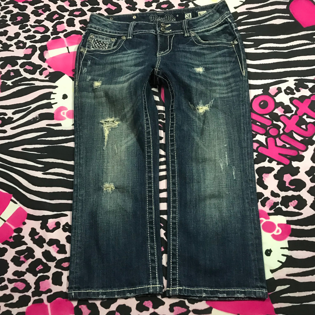 MissMe Capris Lowrise