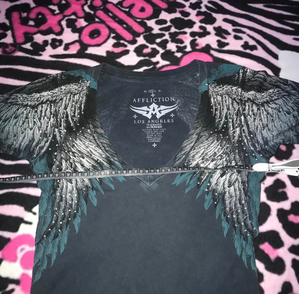 Affliction Angel Wing Top