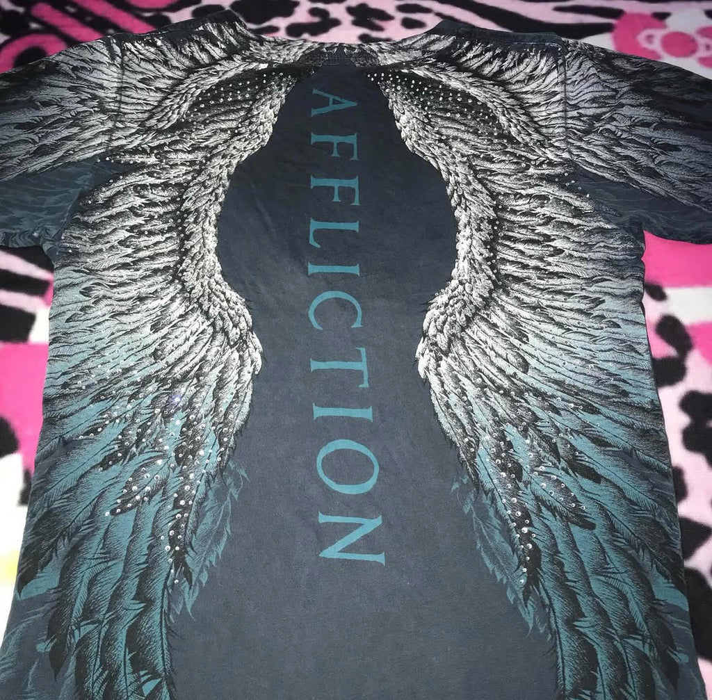 Affliction Angel Wing Top