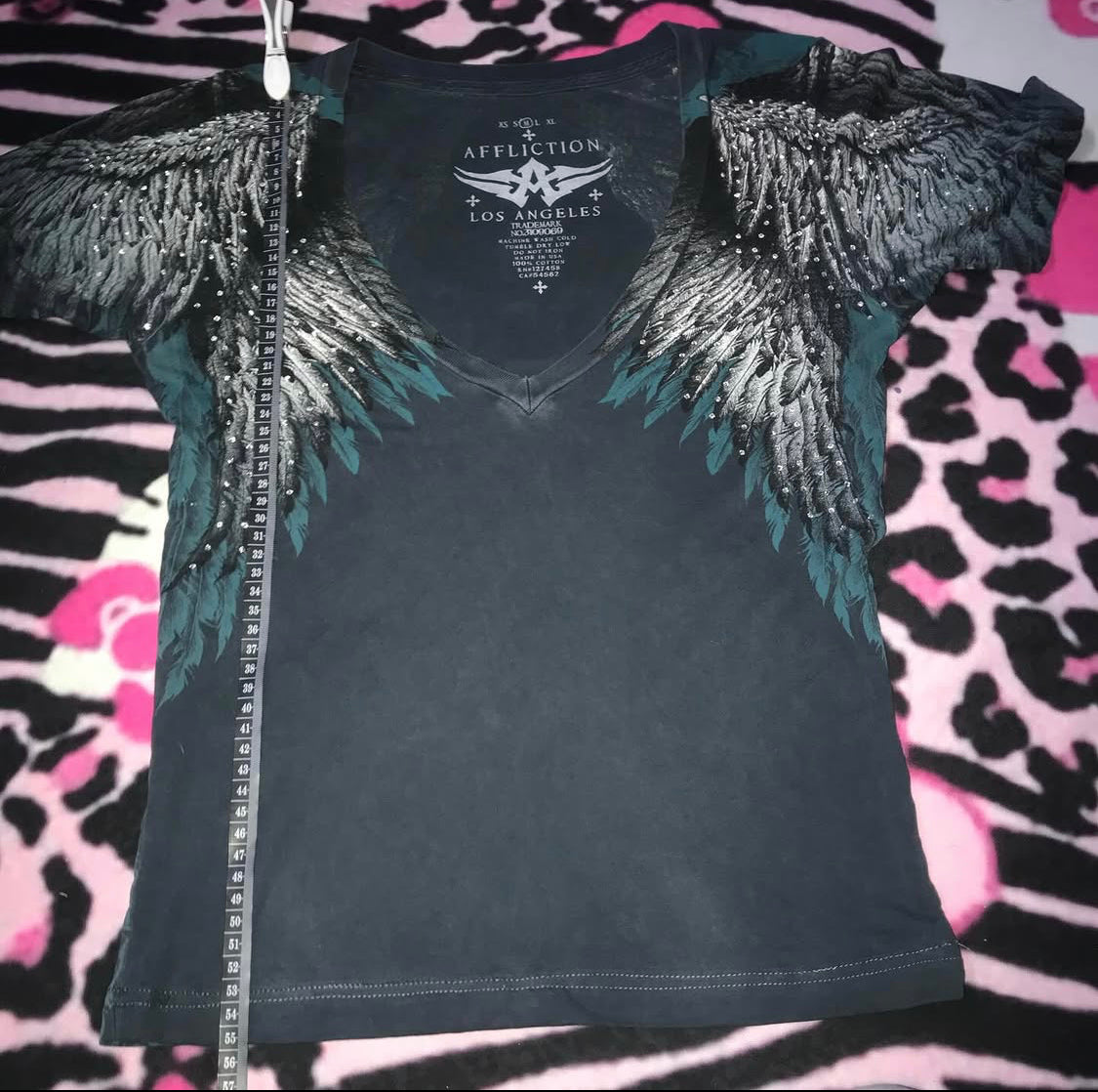 Affliction Angel Wing Top